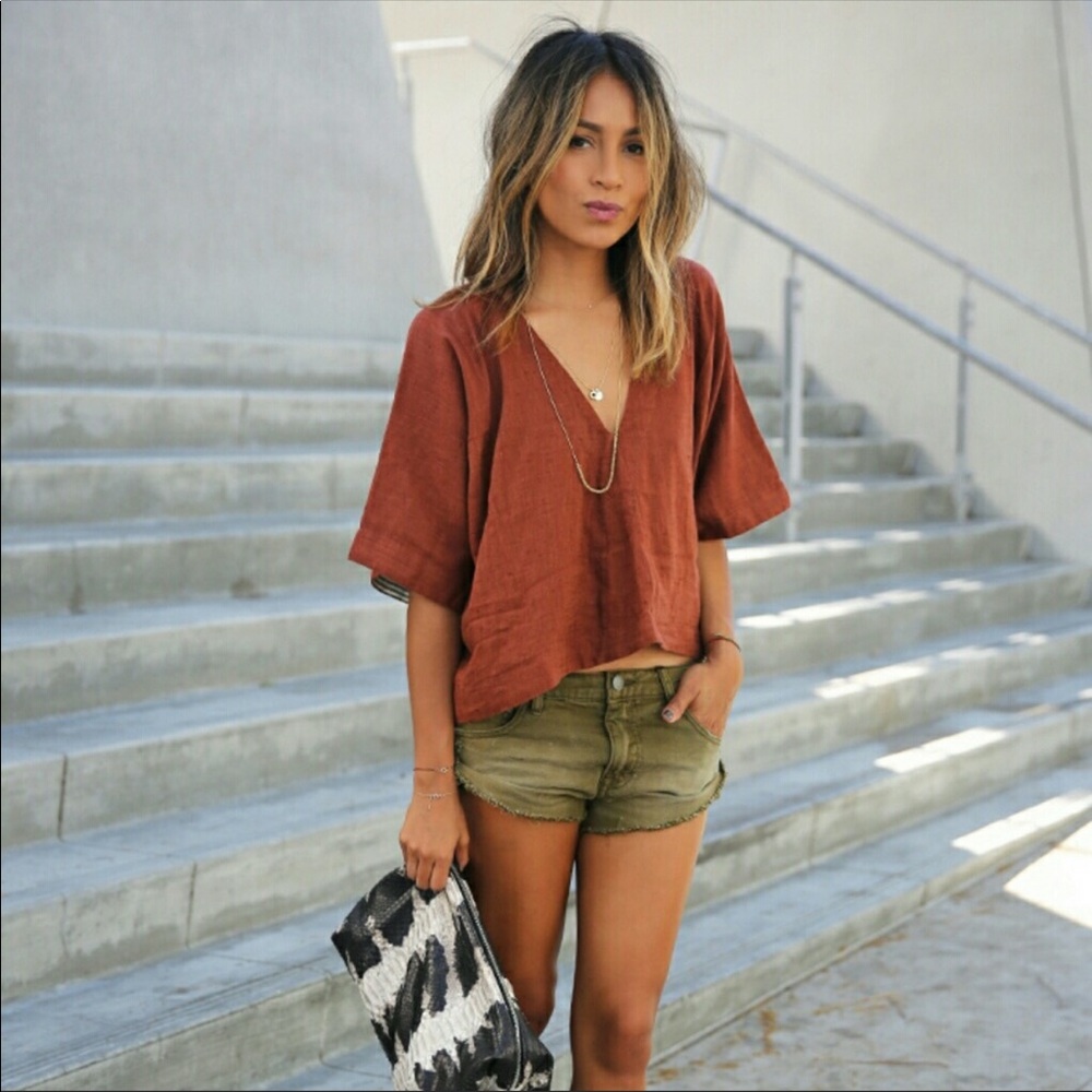 ISO Free People Away We Go V neck